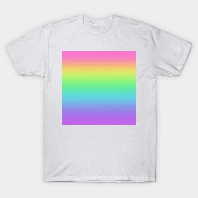 Pretty Rainbow Gradient T-Shirt by Whoopsidoodle